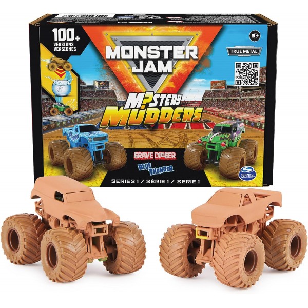 Monster Jam 1:64 Mystery Mudders 2-Pack - 6067514-T