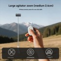 Telesin Bluetooth Selfie Remote Control for Mobile iOS Android, White - P5-RMT-05