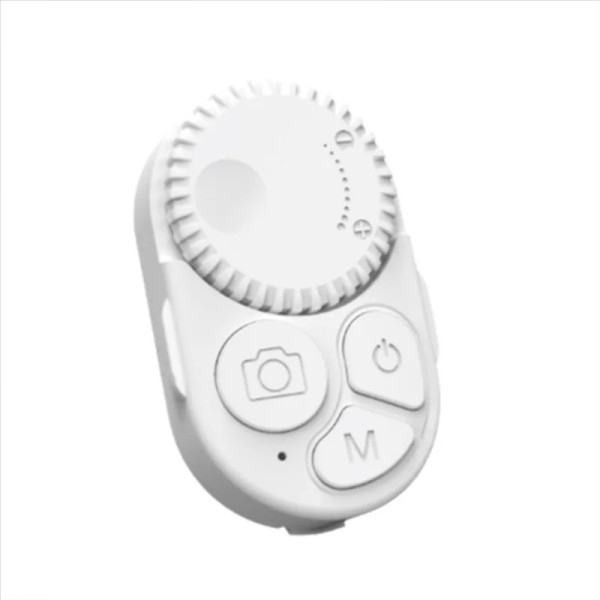 Telesin Bluetooth Selfie Remote Control for Mobile iOS Android, White - P5-RMT-05