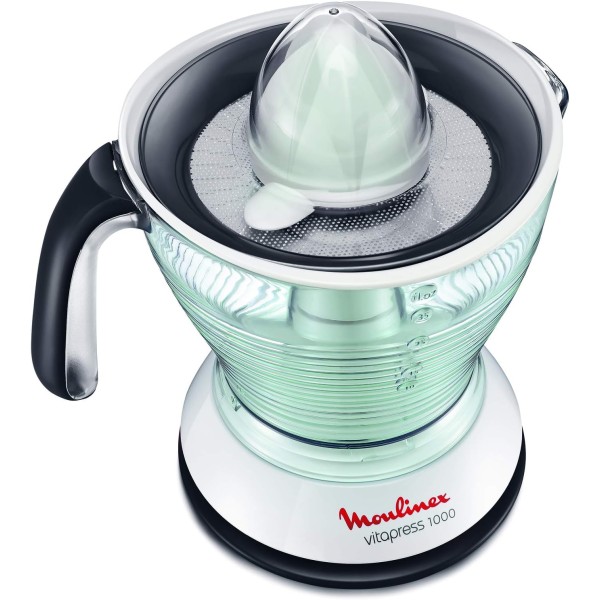 Moulinex 1Litre, 25Watts, XXL Capacity Vitapress Citrus Juicer, White - PC302B27