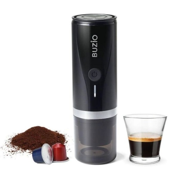Buzio Portable Espresso Coffee Maker, Black - PCM03