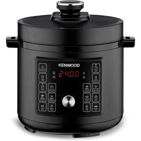 Kenwood 1300W, 8L Capacity, Electric Pressure Cooker, Black - PCM95.000BK