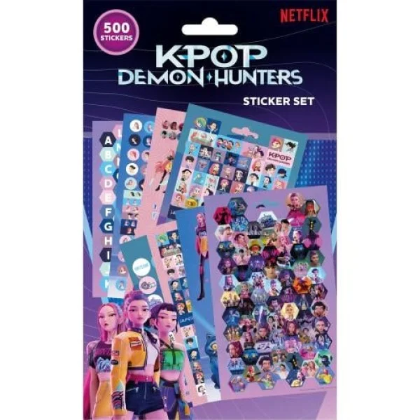 K-Pop Demon Hunters - Sticker Book (500pc) - PS2510684-T