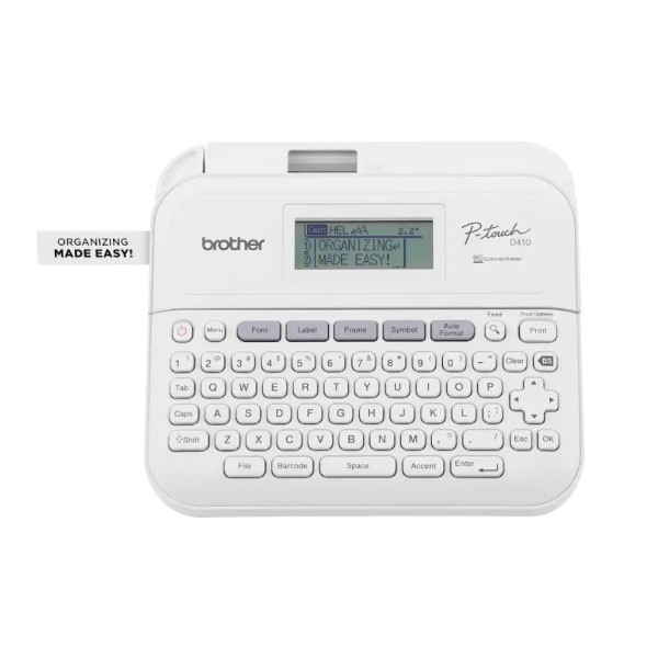 Brother P-Touch Label Maker, White - PT-D410