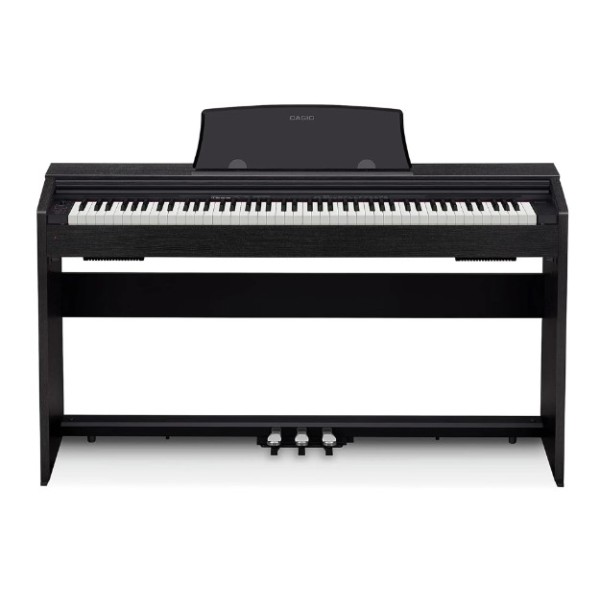 Casio Privia 88-Keys Weighted Console Digital Piano, Black - PX-770BKC2