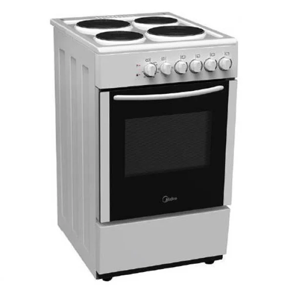 Midea 50x60cm 4 Hotplates Electric Cooker, White - 20MNE19109