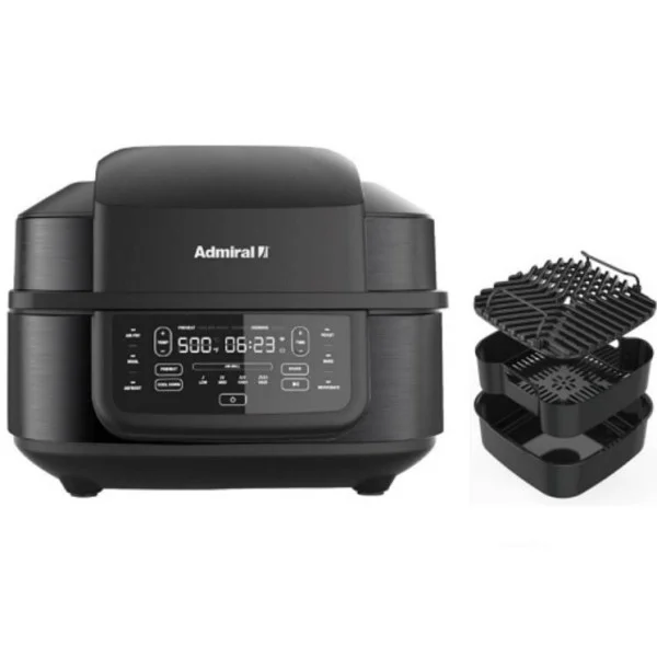 Admiral 1750Watts, Multifryer Grill - AD-TM60-APSO2E