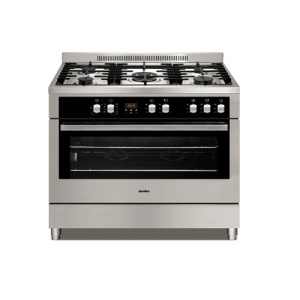Admiral 90X60cm, 5 Burner Stainless Steel Gas Cooker - ADG9069-SS SPROF
