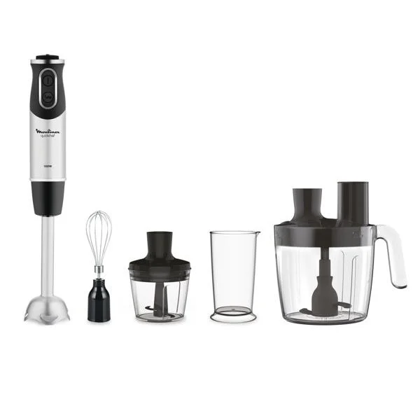 Moulinex 1000Watts, Quickchef 4 in 1 Hand Blender - DD65J8