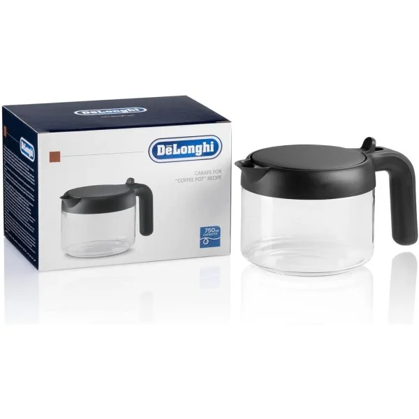 Delonghi 750ml, Flip Top Lid Glass Carafe - DLSC021