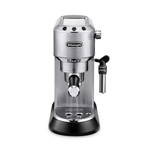 Delonghi 1300Watts, Dedica Style Pump Espresso Coffee Machine, Silver - EC685-M