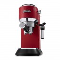 Delonghi 1300Watts, Dedica Style Pump Espresso Coffee Machine, Red - EC685-R