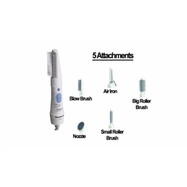 Panasonic 650Watts, 2 Speed Settings, 5 Attachments Hair Styler - EH-7265