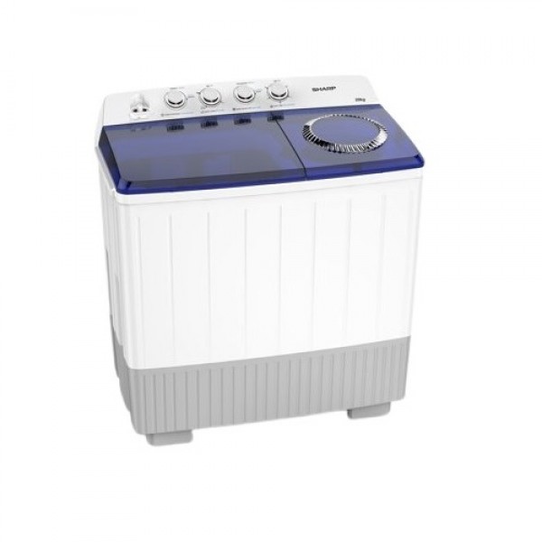 Sharp 20Kg Capacity, Twin Tub Washing Machine - ES-T2012AP-Z