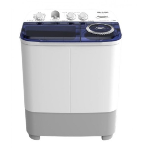 Sharp 7Kg Capacity, Twin Tub Washing Machine - ES-T75A-Z