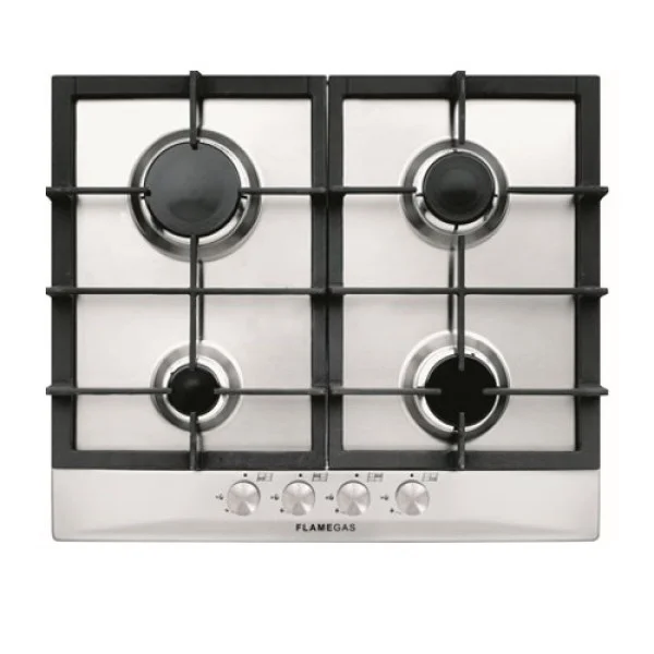 Flamegas 60cm, 4 Burner Gas Hob - GT64HIX