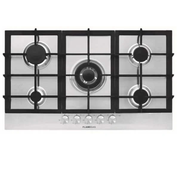Flamegas 90cm, 5 Burner Gas Hob - GT955HIX