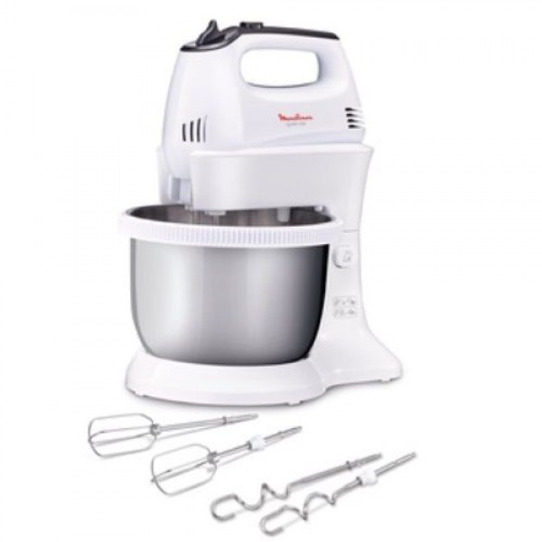 Moulinex 300Watts, Hand Mixer with Stainless Steel Bowl - HM3121