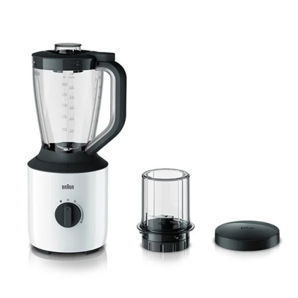 Braun 800Watts, PowerBlend 3, Jug Blender With Mill -JB3115WH
