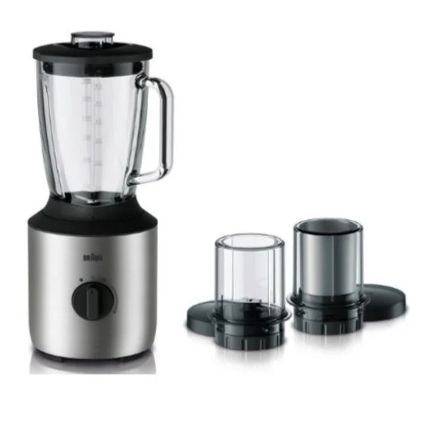Braun 800Watts, 5 Speed Blender - JB3273SI-BL