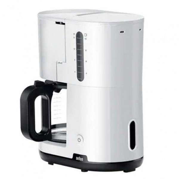 Braun 1000Watts, Coffee Maker 15 Cups, White - KF1100WH-CM