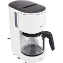 Braun 1000Watts, Coffee Maker 10 Cups, White - KF3100WH-CM