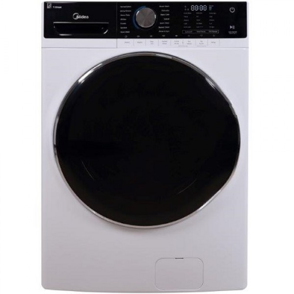 Midea 21KG Capacity, 1300RPM Front Load Washer, White - MFH210W