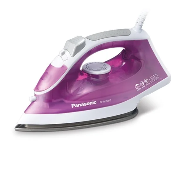 Panasonic 1550Watts, Anti-Calc Steam Iron, Pink - NI-M250TPTH