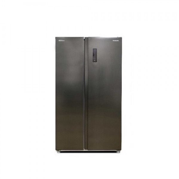 Pansonic 734L Capacity, Side by Side Refrigerator, Black - NR-BS734MSAS