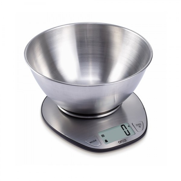 Orca Stainless Steel, 5Kg Capacity Electronic Kitchen Scale - OR-4350