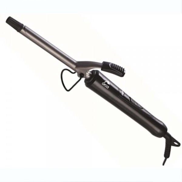 Orca Professional Hair Curler Iron 13mm, Black - ORC-501G