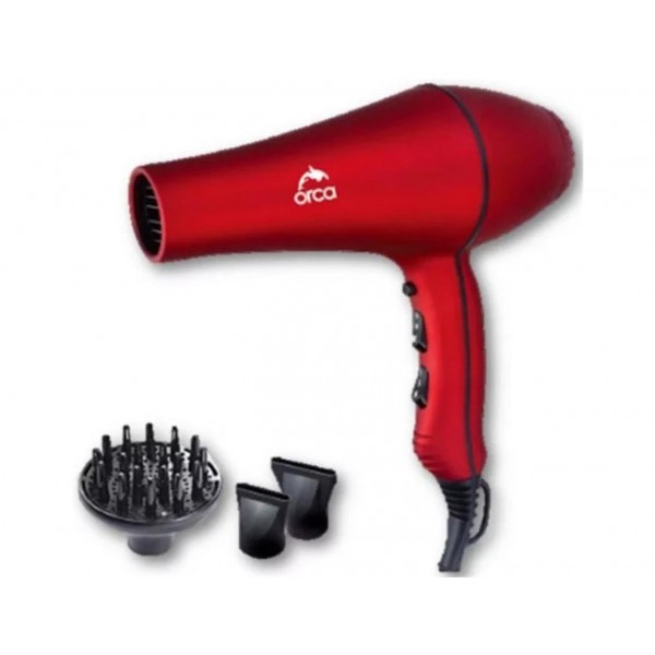 Orca 2200Watts, Hair Dryer, Red - ORD-9500R