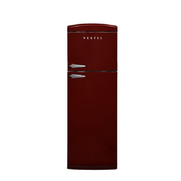 Vestel 460L Capacity, Top Mount Refrigerator, Claret Red - RM460TFR3M-BO
