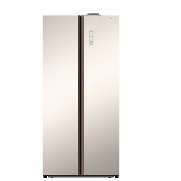 Skyworth 450L Capacity, Double Door Refrigerator, Silver - SBS-450WPG