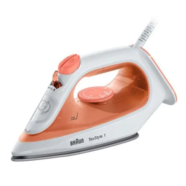 Braun 1900Watts, Non-Stick Soleplate Steam Iron - SI1009OR-SI