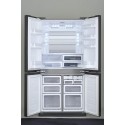 Sharp 724L Capacity Large French Door Refrigerator, Silver - SJ-FE87V-SS3