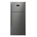 Sharp 685L Capacity, 2 Door Refrigerator, Silver - SJ-SR685-HS3