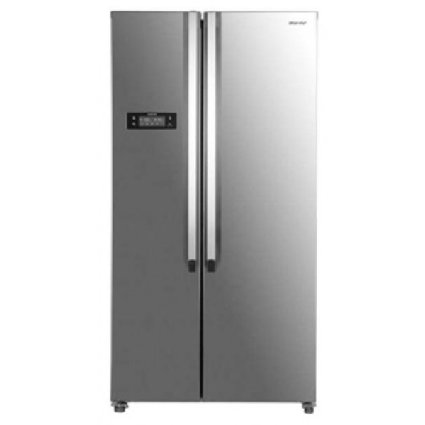 Sharp 645L Capacity, 2 Door Refrigerator, Silver - SJ-X645-HS3