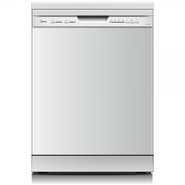 Midea 4 Programs/12 Place Settings Freestanding Dishwasher, White - WQP12-5203-W