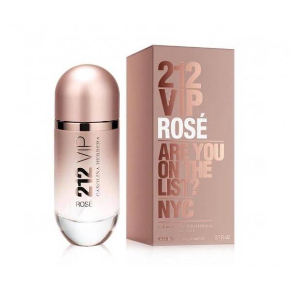 Carolina Herrera 212 VIP Rose Are You On The List? NYC, Eau de Perfume for Women - 80ml