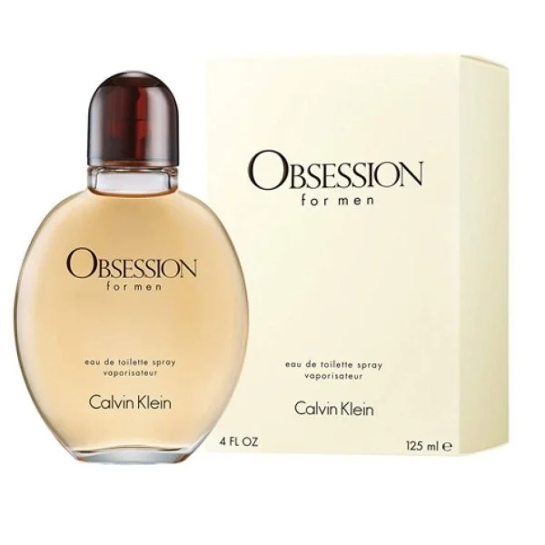 Calvin Klein Obsession for Men, Eau de Toilette for Men - 125ml