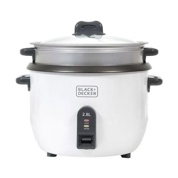 Black & Decker 1100W, 2.8L Rice Cooker - RC2850-B5
