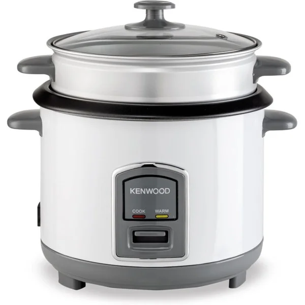 Kenwood 1.8L Capacity, 400W 2-in-1 Rice Cooker, White - RCM18.000WH