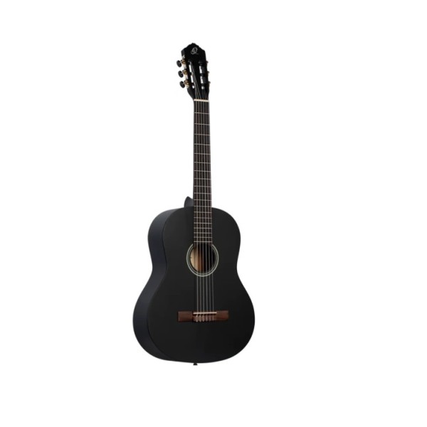 Ortega Student Series Full Size 4/4 Acoustic Guitar, Black - RST5MBK