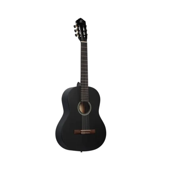 Ortega Student Series Full Size 4/4 Acoustic Guitar, Black - RST5MBK