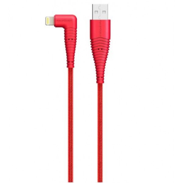 RAVPOWER 1m USB-A to Lightning Cable Red Offline