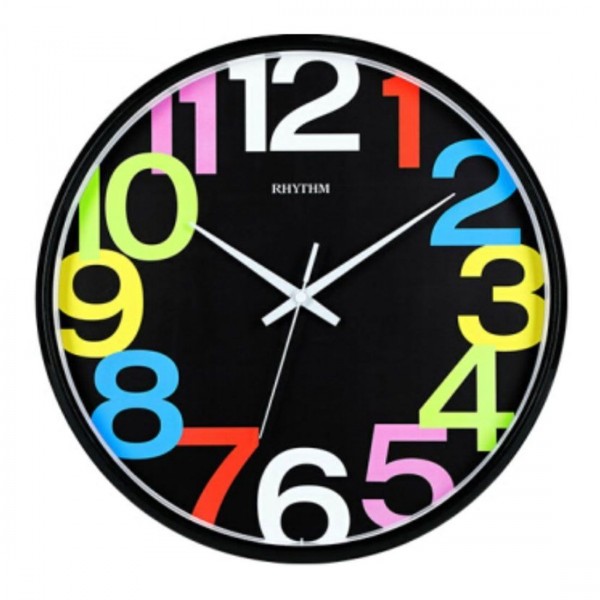 Rhythm Colorful Analog Wall Clock - CMG589BR76
