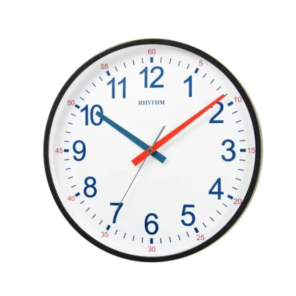 Rhythm Round Shape Analog Wall Clock - CMG599NR02