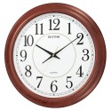 Rhythm Round Wooden Wall Clock - CMG982NR06