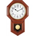 Rhythm Analog Wooden Pendulum Wall Clock - CMJ501FR06